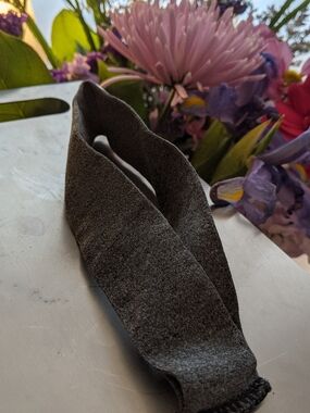 Charcoal Gray Knit Headband